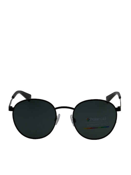 Polaroid Sunglasses with Black Metal Frame and Black Polarized Lenses PLD 2053/S 807/M9
