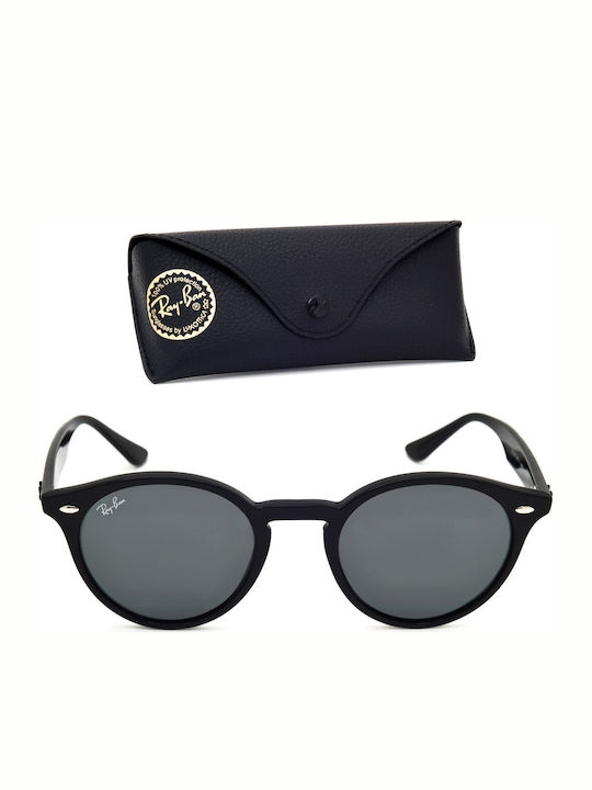 Ray Ban Унисекс Слънчеви Очила с Черна Пластмасова Рамка и Зелени Стъкла RB2180 601/71
