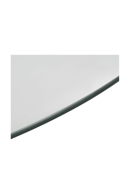 vidaXL Servierplatte Glas Transparent mit Durchmesser 60cm 1Stück