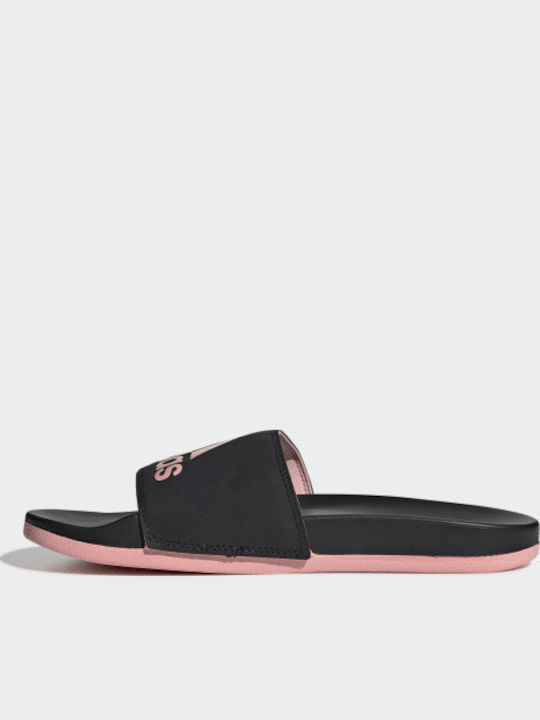 Adilette Cloudfoam Plus Logo Men's Slides Black