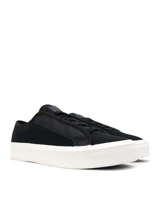 Strett Lace-Up Γυναικεία Flatforms Sneakers Μαύρα