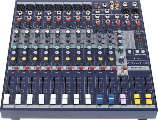 Soundcraft EFX8 Αναλογική Κονσόλα 8 Καναλιών / 8 Εισόδους XLR