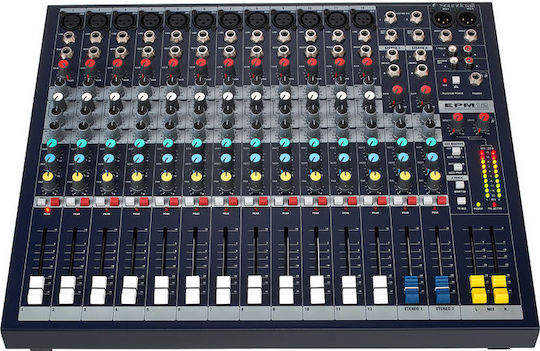 Soundcraft EPM12 Αναλογική Κονσόλα 12 Καναλιών με Phantom Power & 12 Εισόδους XLR