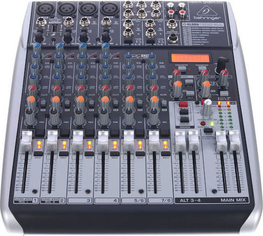 Behringer Xenyx QX1204USB Αναλογική Κονσόλα 12 Καναλιών με Phantom Power & 4 Εισόδους XLR