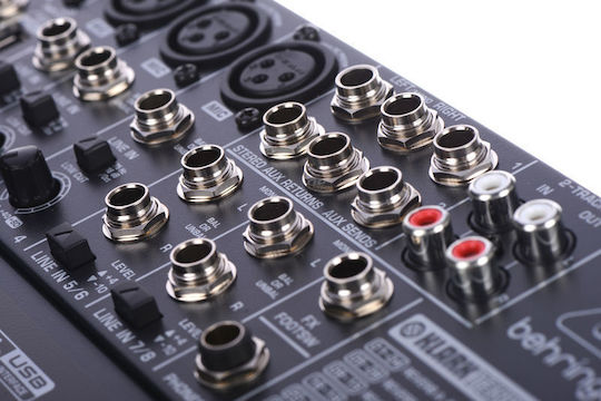 Behringer Xenyx QX1204USB Αναλογική Κονσόλα 12 Καναλιών με Phantom Power & 4 Εισόδους XLR