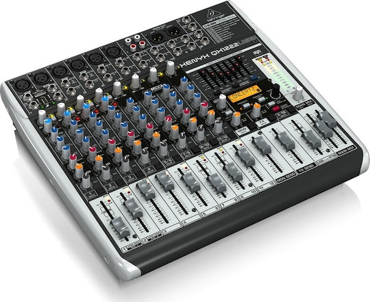 Behringer Xenyx QX1222USB QX1222USB Αναλογική Κονσόλα 12 Καναλιών με Phantom Power & 6 Εισόδους XLR