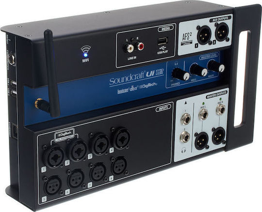 Soundcraft UI-12 Ψηφιακή Κονσόλα 12 Καναλιών με Phantom Power & 8 Εισόδους XLR