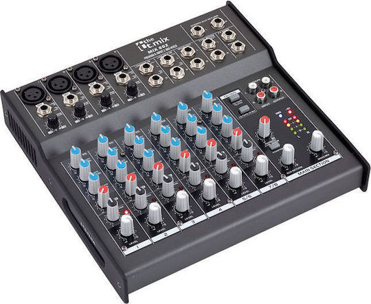 The t.mix Mix 802 Αναλογική Κονσόλα 8 Καναλιών με Phantom Power & 4 Εισόδους XLR