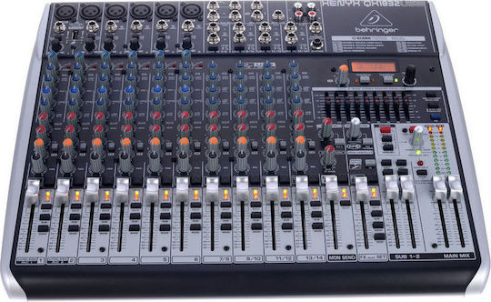 Behringer QX1832USB Analoge Konsole 18 Kanäle mit Phantom Power & 6 XLR-Eingänge