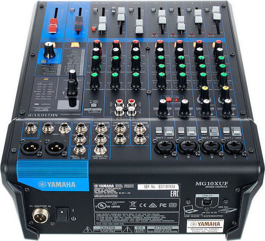 Yamaha MG-10-XUF USB H020.00094 4 XLR Inputs
