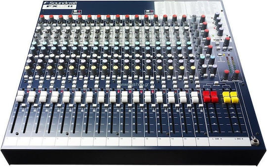 Soundcraft FX16II Αναλογική Κονσόλα 16 Καναλιών με Phantom Power & 16 Εισόδους XLR