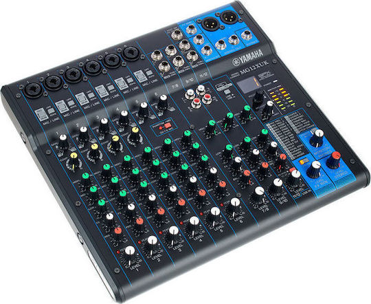 Yamaha MG-12-XUK USB H020.00095 Consolă Analogică 12 Canale cu Putere fantomă & 6 Intrări XLR