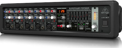 Behringer PMP 550M Autoamplificată Consolă Analogică 5 Canale cu Putere fantomă & 5 Intrări XLR