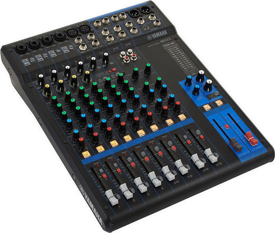 Yamaha MG Series MG-12 Analoge Konsole 12 Kanäle mit Phantom Power & 6 XLR-Eingänge