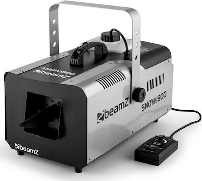 BeamZ SNOW1800 Snow Machine 1800W Wired Remote Compatible with DMX Control