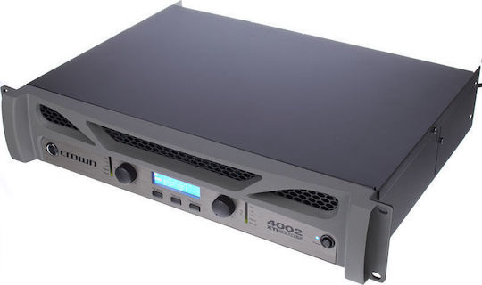 Crown Audio Xti 4002 Τελικός Ενισχυτής PA 2 Καναλιών 1200W/4Ω 650W/8Ω και Σύνδεση USB