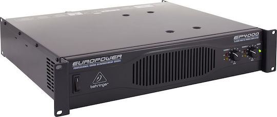 Behringer EP4000 PA Power Amplifier 2 Channels 950W/4Ω 550W/8Ω Black