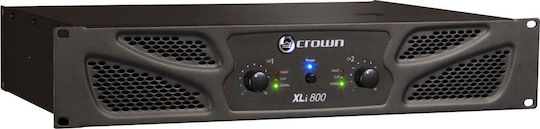 Crown Audio XLI-800 PA Power Amplifier 2 Channels 300W/4Ω 200W/8Ω Black