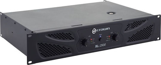 Crown Audio XLi 2500 PA Power Amplifier 2 Channels 750W/4Ω 500W/8Ω Black
