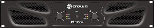 Crown Audio XLi 3500 PA Power Amplifier 2 Channels 1350W/4Ω 1000W/8Ω Black