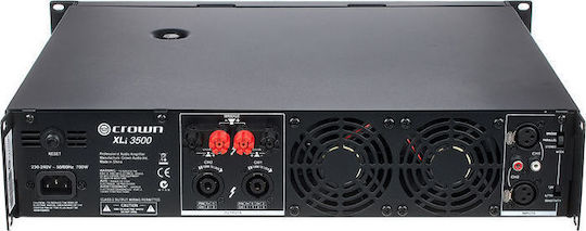 Crown Audio XLi 3500 PA Power Amplifier 2 Channels 1350W/4Ω 1000W/8Ω Black