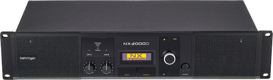 Behringer NX3000D Τελικός Ενισχυτής PA 2 Καναλιών 1500W/4Ω 900W/8Ω και Σύνδεση USB