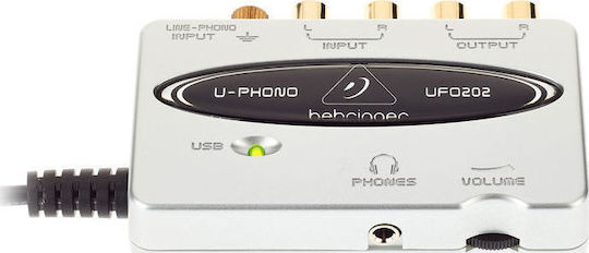 Behringer UFO202 Εξωτερική Επαγγελματική Κάρτα Ήχου με Σύνδεση USB