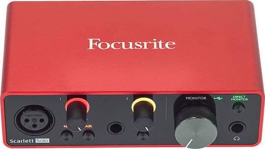 Focusrite Scarlett Solo Studio 3rd Gen Externe professionelle Soundkarte Konnektivität USB an PC