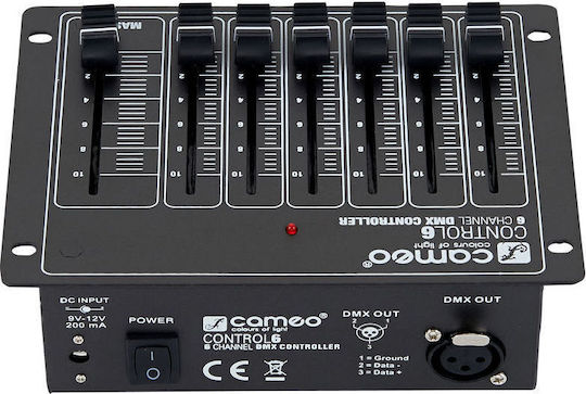 Cameo Control 6 DMX Controller Κονσόλα Φωτισμού με 6 Κανάλια Ελέγχου