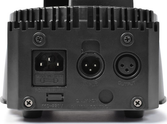 BeamZPro Φωτορυθμικό Wash LED DMX με Ρομποτική Κεφαλή MHL74 Mini 7x10W Quad Black RGB
