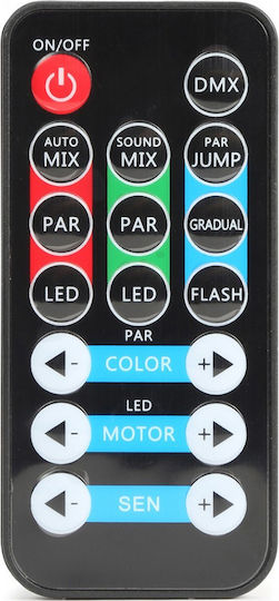 Max Audio Φωτορυθμικό LED PAR DMX PartyBar 2PAR & 2x Jellymoon RGBW