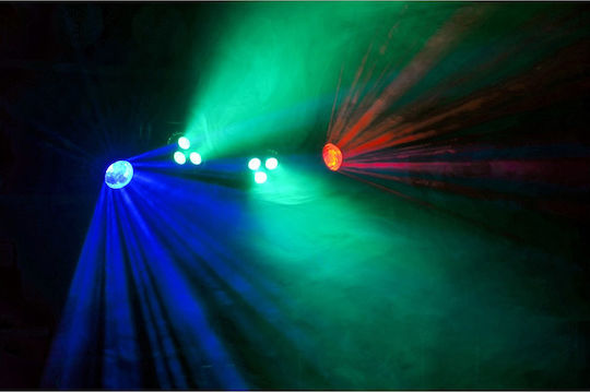 Max Audio Φωτορυθμικό LED PAR DMX PartyBar 2PAR & 2x Jellymoon RGBW