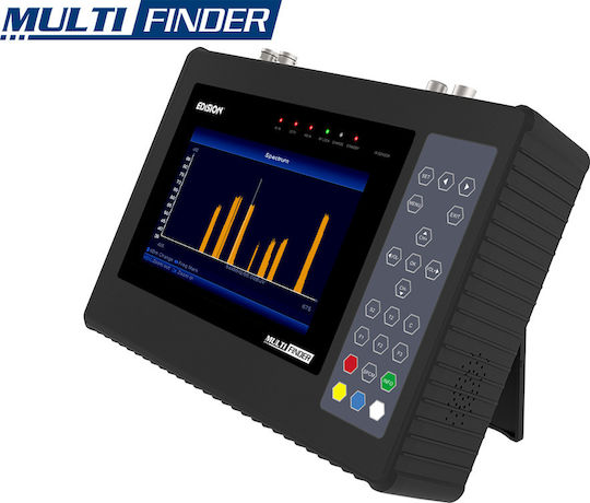 Edision Electronical Signal Level Meter Multi-Finder DVB-C / DVB-S / DVB-S2 / DVB-T / DVB-T2 with Screen 7" 07-01-0101