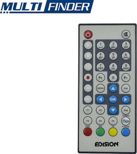 Edision Electronical Signal Level Meter Multi-Finder DVB-C / DVB-S / DVB-S2 / DVB-T / DVB-T2 with Screen 7" 07-01-0101