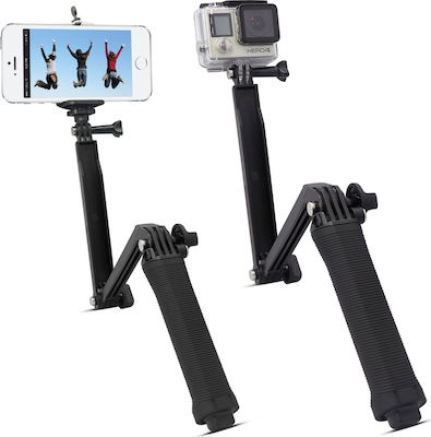 Selfie Stick Monopod Ledistar LDX-P3 3-Way για Action Cameras GoPro
