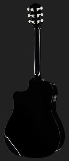 Fender Semi-Acoustic Guitar CD-60S CE Cutaway Black