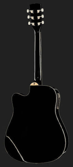 Harley Benton Semi-Acoustic Guitar Cutaway Black