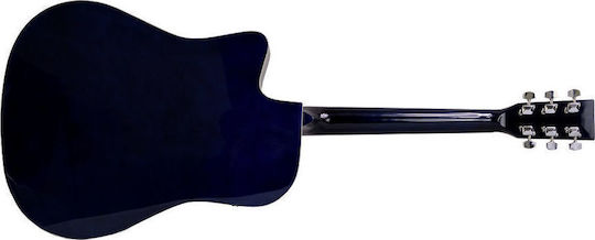 Jacky Jackson Ηλεκτροακουστική Κιθάρα 801CTV BLS Cutaway Blue