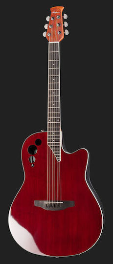 Ovation Semi-acustic Chitară Applause AE44II-RR Elite Chitare acustice cu decupaj Roșu