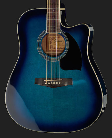 Ibanez Ηλεκτροακουστική Κιθάρα PF15ECE Cutaway Blue / Sunburst