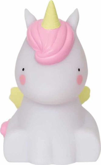 A Little Lovely Company Led Kids Decorative Lamp Unicorn Pink 8.5x12.5x10εκ.