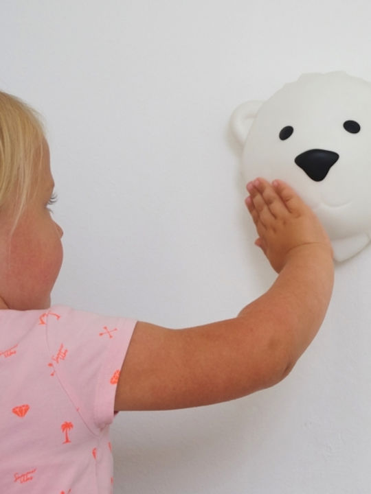 Flow Led Plastic Kids Wall Light Bear