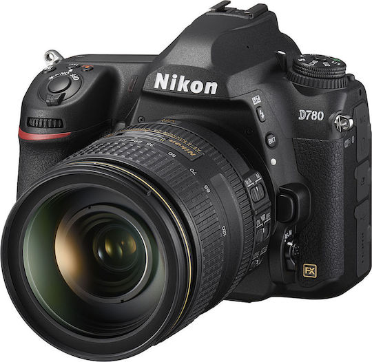 Nikon DSLR Φωτογραφική Μηχανή D780 Full Frame Kit (AF-S 24-120mm F4G ED VR) Black