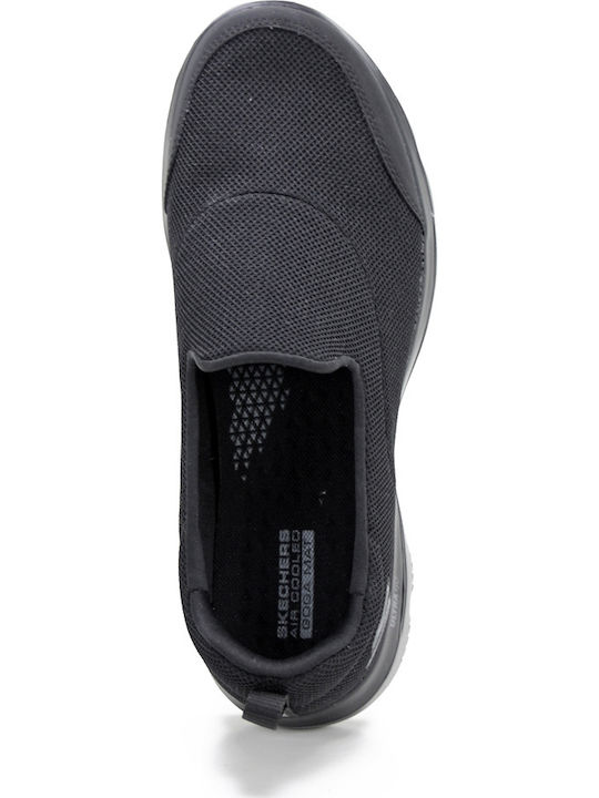 Gowalk Evolution Ultra Γυναικεία Slip-On Πάνινα Μαύρα