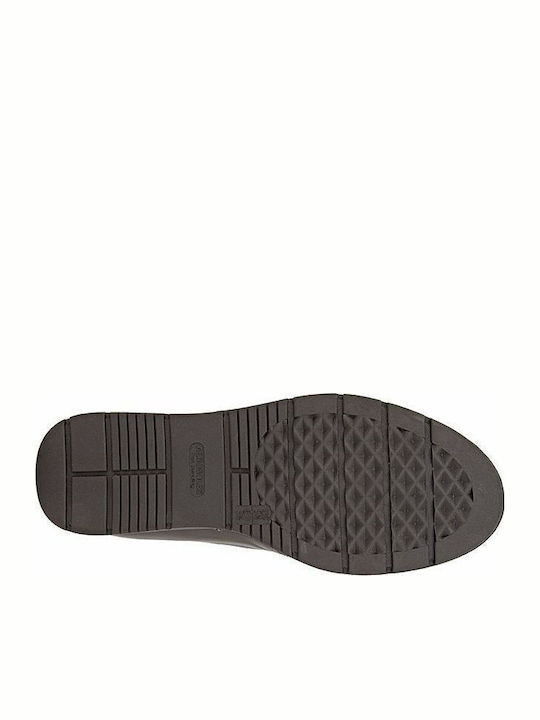 Off Duty Leder Damen Chelsea Stiefeletten Braun