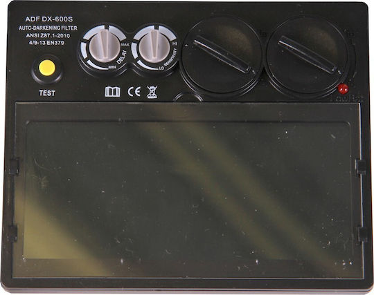 Soldatech Elektronische Schweißmaske Mit Optischem Feld 48x48mm Grau