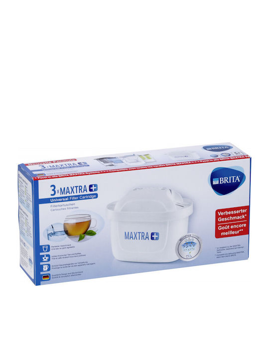 Brita Water Filter Replacement for Pitcher made of Activated Carbon Maxtra+ 3pcs