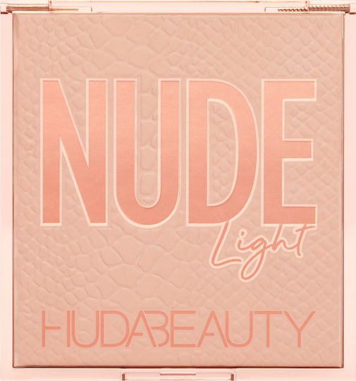 Huda Beauty Nude Палитра със Сенки за Очи в Твърда Форма Светлина