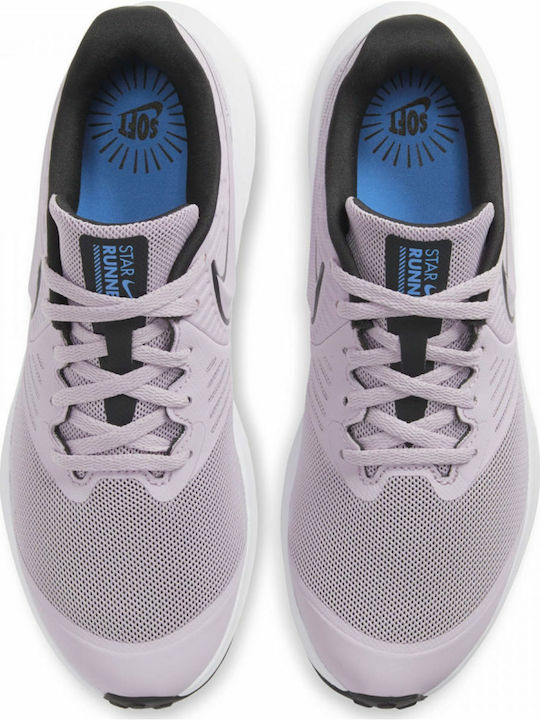 Star Runner 2 GS Kids Sports Shoes Running with Laces Lilac