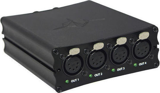 Work LightShark LS-1 Node4 Interface for Lighting Console and Connection Ethernet